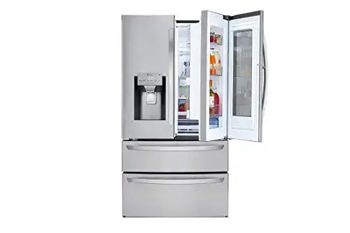 LG LMXS28596S 28 Cu. Ft. Smart Wi-Fi Enabled InstaView Door-in-Door Refrigerator