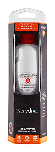 EveryDrop by Whirlpool Refrigerator Water Filter 2, EDR2RXD1 (Pack of 1)