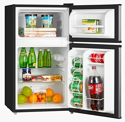 Midea WHD-113FSS1 compact refrigerator, 3.1 cu ft, Stainless Steel