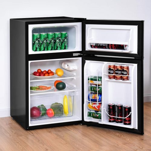 Costway Compact Top Freezer Refrigerator