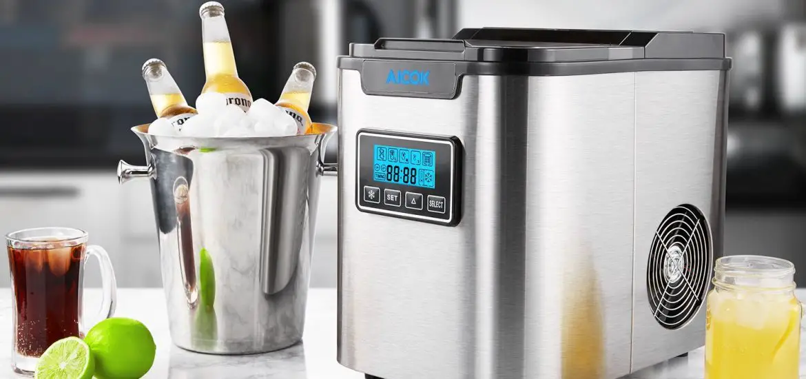 Aicok Countertop Ice Maker with LED Display