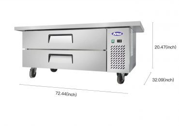 Atosa Chef Base -Size and Dimensions