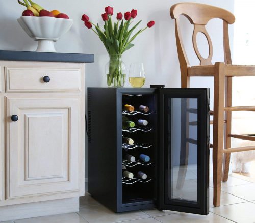 Ivation 12-Bottle Freestanding Wine Cooler