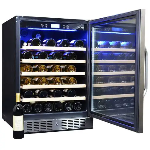 New Air 52-Bottle Compressor Dual Zone Wine Cooler