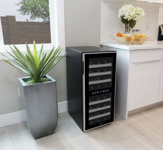 Whynter 24-Bottle Dual Zone Wine Cooler -- 6