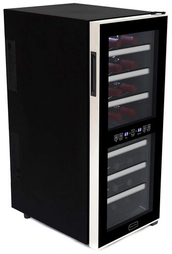 Whynter 24-Bottle Dual Zone Wine Cooler