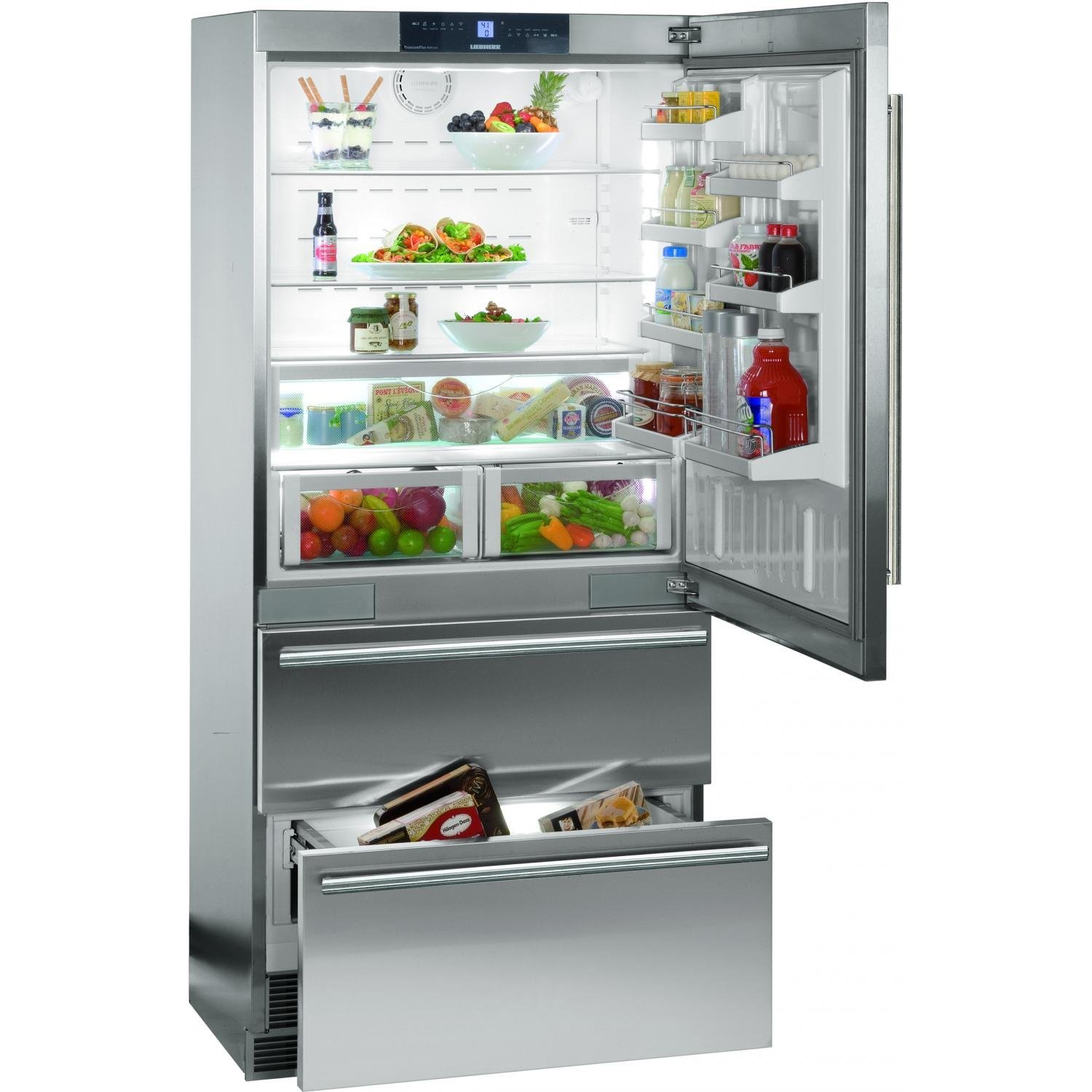 Холодильник Liebherr с выдвижной морозилкой
