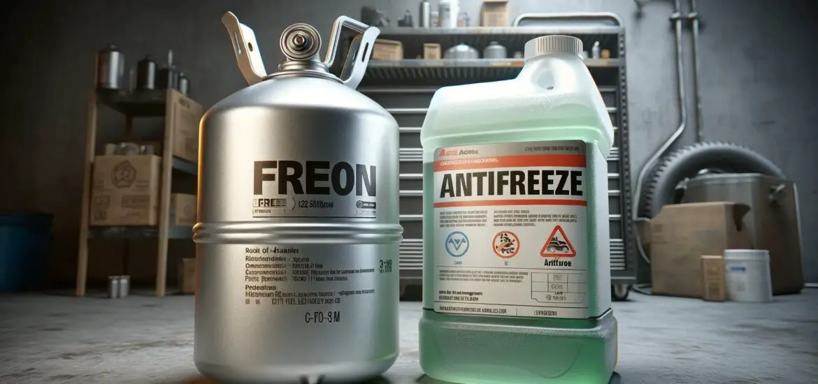 Freon vs Antifreeze